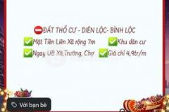 Đất bình lộc mặt tiền liên xã rộng 7m giá 4,9 triệum²