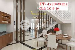 Bán nhà mặt tiền trương công định phường 8, hướng tây bắc