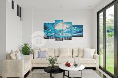 Nhà mới thị trấn đông anh phân lô garaôtô 4 tầng mt 3,8m dt 3438m² nhỉnh 2 tỷ