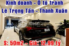 Bán nhà mặt ngõ ô tô tránh, thang máy, kinh doanh phố lê trọng tấn, thanh xuân 46m2 giá 12.99 tỷ