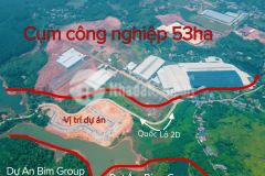 Đất 2 mặt tiền đường ql và view hồ, thuận tiện kinh doanh sát cổng kcn giá hợp lý