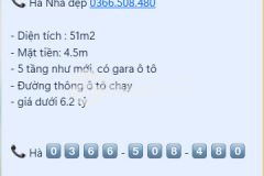 Nhà bát khối, 51m2, 5 tầng, giá dưới 6.2 tỷ