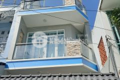 Sát vách quận 6 nhà mới 3 tầng dt4x14m