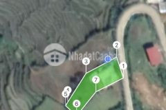 Mảnh đất có diện tích khoảng 548m2 nằm tại vạn dền sử 1, mường hoa