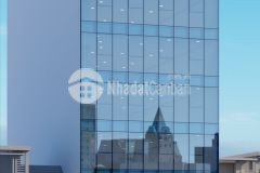 Cho thuê tòa nhà văn phong 9 tầng mặt phố vu tông phan dt 245m2 mt 10.5m. giá 300trth