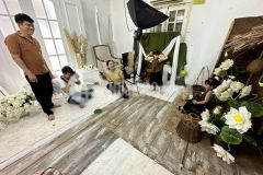 Cho thuê nhà riêng ô tô đỗ cửa phố đội cấn, dt 50m x 4 tầng sân 20m, mt 5m, giá 23 triệu