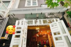 Hẻm xe tải lê quang định bình thạnh, 4 tầng 4pn 4wc rộng rãi, khu dân trí cao