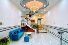 Hẻm xe hơi quay đầu gò vấp, 3 phòng ngủ, sổ hồng riêng công nhận đủ 50m2 ko lộ giới