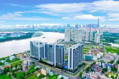 Nhỉnh 5 tỷ có ngay căn hộ cao cấp 76m2 view sông, liền kề ubnd quận 2.
