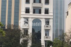 Bán toà văn phòng mặt phố hoàng ngân dt 220m2 9 tầng mt 10m. giá 109 tỷ