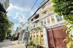 Nhà nguyễn thiện thuật, p24, bình thạnh, 3 tầng, 3.5m17m, 61m2, 3pn 2wc, hẻm xe hơi, nhỉnh 5 tỉ