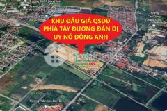 Đất đấu giá phía tây đường đản dị xã uy nỗ huyện đông anh