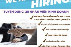 Tuyển dụng 20 nvkd và 1 bạn digital marketing bds lam tại đồng nai. lh0961221107 0814589589