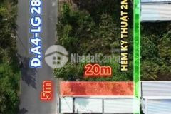 Giá tốt nhất khu bá.n nền 100m² đường a4 kdc tân phú, cái răng, tp. cần thơ