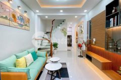 Nơ trang long,hẻm xe hơi 7 chỗ,tặng full nội thất,3 tầng,nhỉnh 6 tỷ