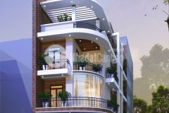 Nhà 2 mặt đường, ô tô tránh, kd đỉnh, kim đồng 40m, 5t, mt4m, 5 tỷ lh0865081886