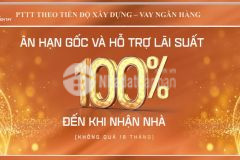 Ân hạn gốc và hỗ trợ lãi suất 100 đến khi nhận nhà..khi sở hữu căn hộ cao cấp