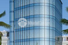 Ban toa nha văn phong vip 8 tâng măt phô dich vong hậu lô góc. giá 215 tỷ