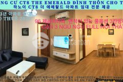 Chung cư ct8 the emerald đình thôn cho thuê căn 3 ngủ full nội thất cao cấp giá rất tốt