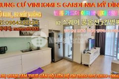 Chung cư vinhomes gardenia hàm nghi cho thuê căn 2 ngủ full nội thất cao cấp