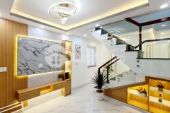 Nhà mới đẹp ở ngay phường 1 quận 8 35m2 nở hậu sát hxh tránh 3 tỷ hơn. 0968408476.