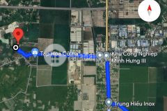 Bán gấp 2 nền mặt tiền đường bê tông, gần kcn minh hưng 3, chỉ 480tr