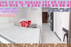 Chung cư del dorado tây hồ cho thuê căn studio full nội thất cao cấp giá cực nét.