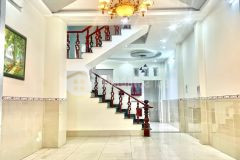 Nhà 2 lầu st mặt tiền đường nhựa 10 m huỳnh tấn phát, p.bình thuận, quận 7