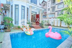 Cho thuê biệt thự 1 trệt 2 lầu siêu đẹp gần biển thùy vân