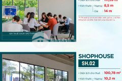 Cho thuê mặt bằng shophouse de capella quận 2 giao thô diện tích từ 100m2 giá 47tr