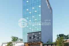 Bán tòa nhà vp 9 tầng mặt phố khâm thiên dt 290m2 mt 7.8m. giá 140 tỷ