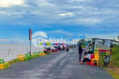 Bán 1 mẫu đất mặt tiền đê biển, giáp ranh khu đồng diều, kiểng phước gò công đông, tiền giang