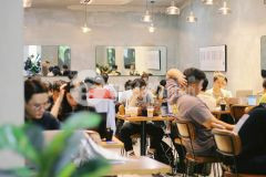 Cần sang quán trà sữa gấp trước tết mặt tiền đường bacu giá 13tr th đã setup sẵn