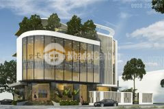 Cho thuê tòa nhà đẹp hai mặt tiền hòa cường bắc, gần đường 304, đn