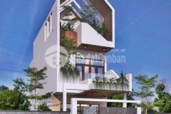 Bán nhà 1 trệt 2 lầu đẹp khu bàn cờ đường nguyễn thị định phường 9.