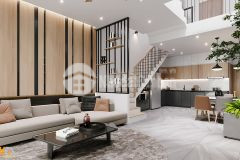 Cho thuê nhà 1 tr 1 lầu 200 m2 mặt tiền rộng 7,5 m đường nguyễn an ninh.