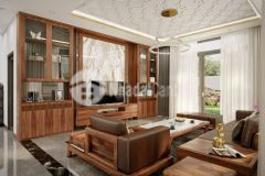 Bán căn biệt thự 256 m2 1 trệt 2 lầu mới đẹp khu á châu.