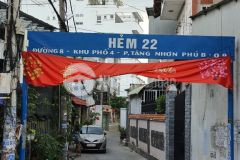 Lô đất đường 8 tăng nhơn phú b, dt 61m, ngay cây xăng lã xuân oai