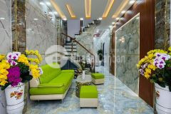 Hẻm ô tô thông, âu dương lân, f3, q8, 2 tầng, nở hậu 43m2 5.05 tỷ