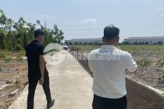 Mặt tiền đường lg 18 mét, phường hưng long, sát bên kcn becamex,