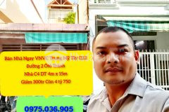 Giảm 300tr bán gấp nhà mặt tiền tmt2a kế vnvc q12 4m x 15m