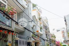 Tanbinh chỉ 7.5tỷ tl 4tầng 40m hẻm 6m thông xe hơi tránh gần chợ vải tân bình