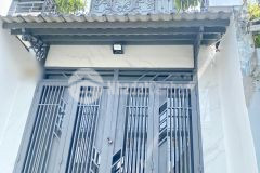 Bán nhà mới 1 lầu mặt tiền đường nguyễn duy phường 9 quận 8