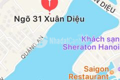 Mảnh đất vàng ngõ 31 xuân diệu, 133m2, mt 9,8m giá 29,5 tỷ