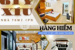 Kiếm đâu ra nhà hẻm xe hơi ngang 4.5mx15m gần chợ tân bình 6tỷ xíu