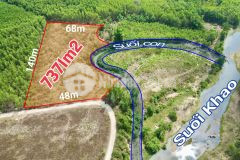 Bán đất vườn khánh đông giá rẻ sát bên suối khao đường thông cách dân 200m