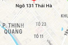 Bán nhà mặt ngõ 131 thái hà, oto tránh, 52m2 x mt5.3m giá 21 tỷ