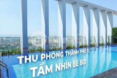 Bán căn 2 ngủ 75m2, chỉ cần mở cửa là ra tới bể bơi muối khoáng view trọn thành phố