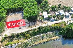 Bán đất khánh hiệp có thổ cư mặt tiền đường nhựa view trực diện sông chò