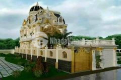 Biệt thự siêu đẹp 3 tầng xã phú mỹ trung tâm tp thủ dầu một,bình dương dt 350m2 giá 25 tỷ